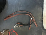 Nylon side reins w elastic