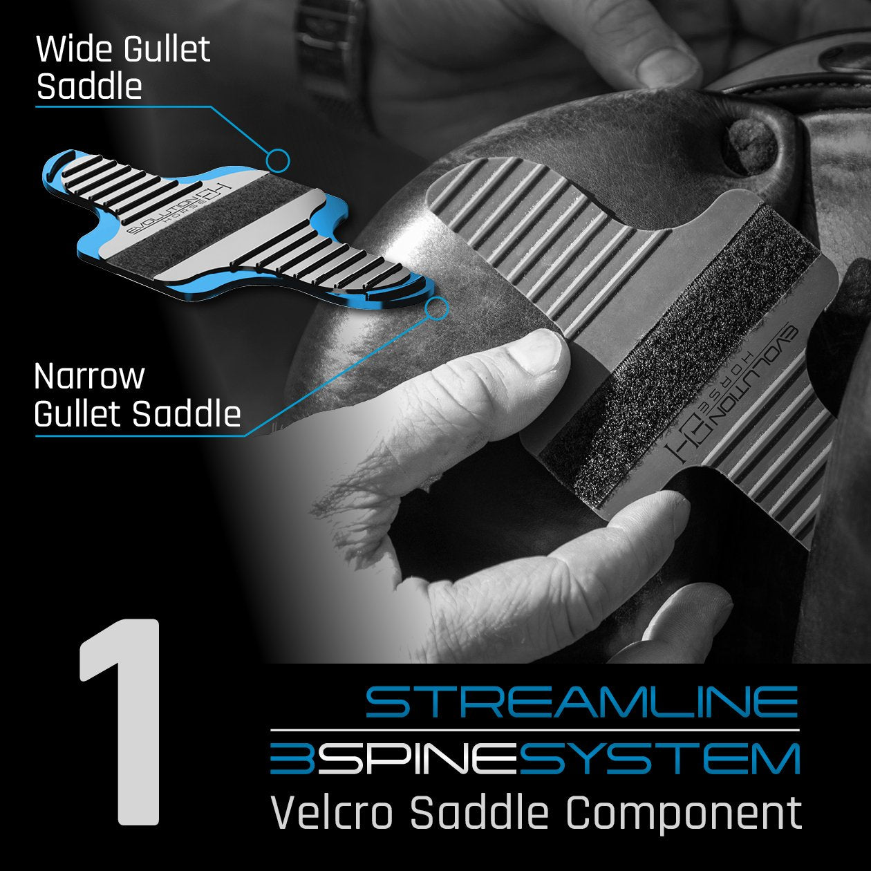 Evolution Horse VELCRO SADDLE COMPONENT