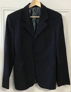 Navy jacket pinstripe SZ 14